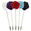 Silk Rosette Stick Pin